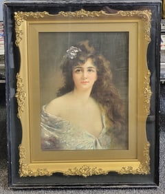 Angelo Asti Portrait of Young Woman