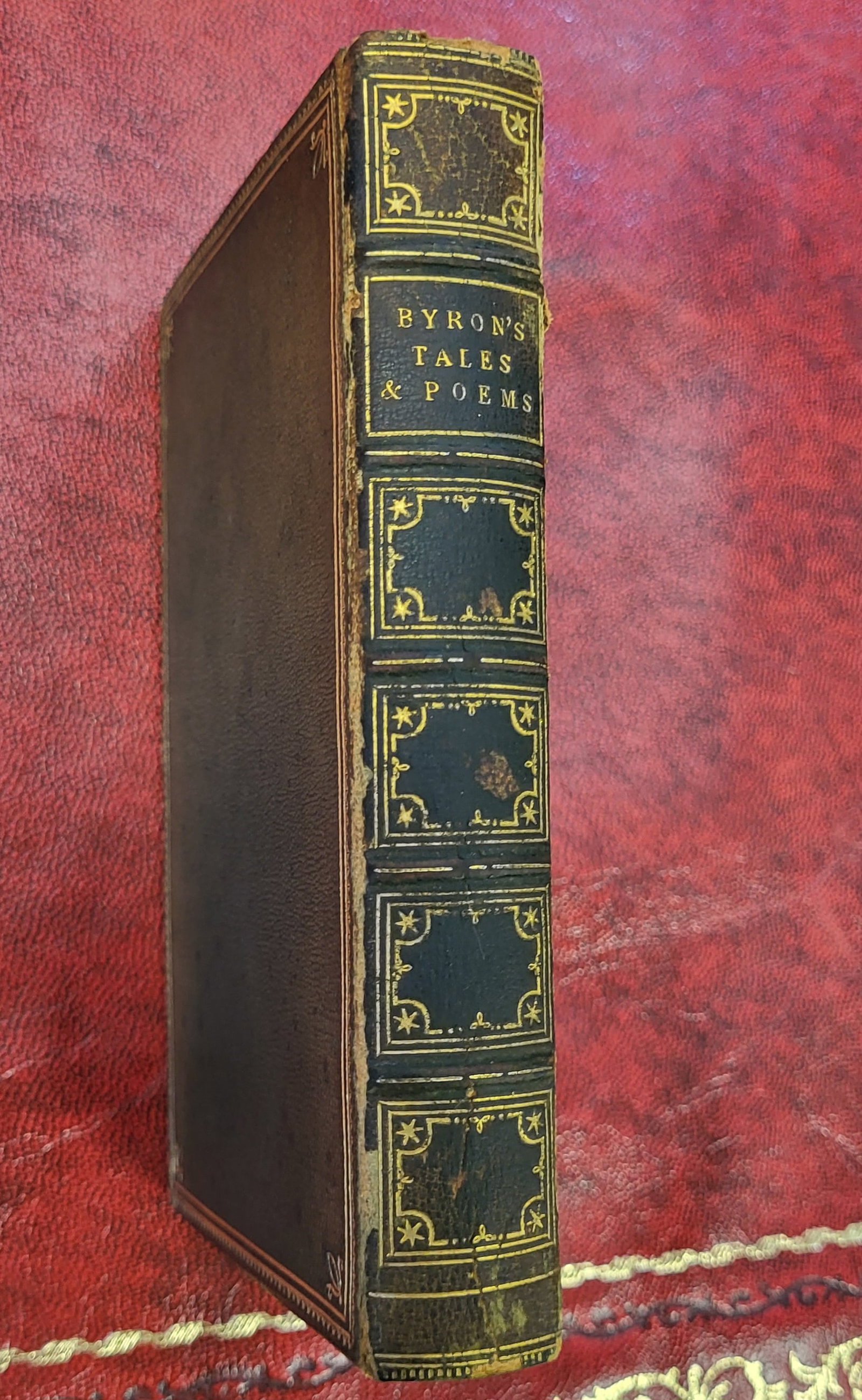 “Tales and Poems" Byron: Tales and Poems by Lord Byron, London England.John Murray, Albrmarle Street. 1853.