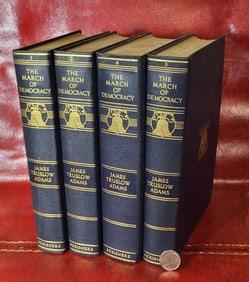 'March of Democracy' James Truslow Adams. 4 volumes 1932
