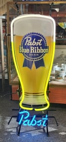Pabst Blue Ribbon Beer Neon Sign