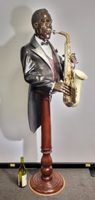"Saxophonist" Limited Edition Bronze signed A Matthews 3 of 28.