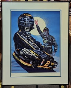 Sam Bass "Fly It" Autographed by Rusty Wallace