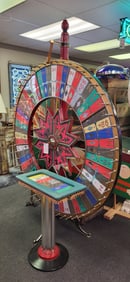 H.C. Evans & Co. Gambling Wheel W/ Game Table