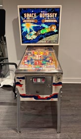 1976 Williams Space Odyssey Pinball Arcade Game.