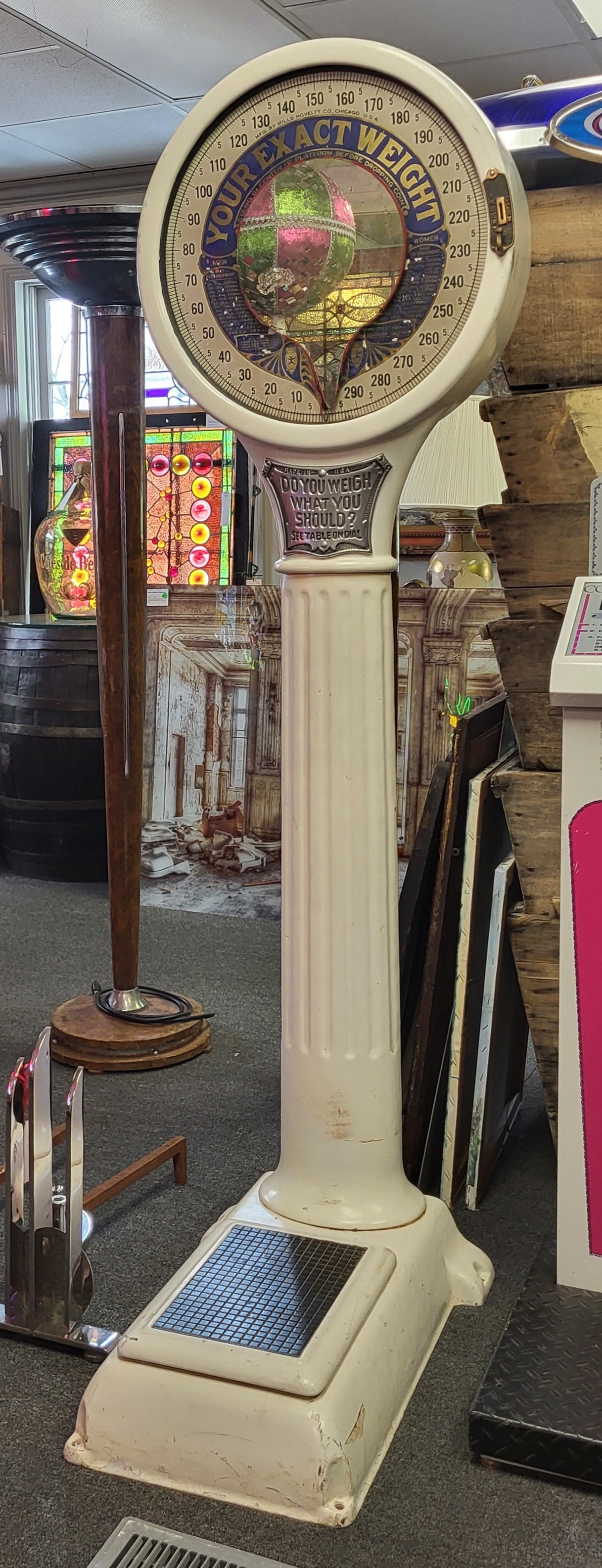 Tall Step On Lolly Pop Weight Scale (1 of 1)