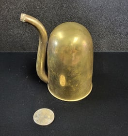 Brass Ear Dome Hearing Aid Horn