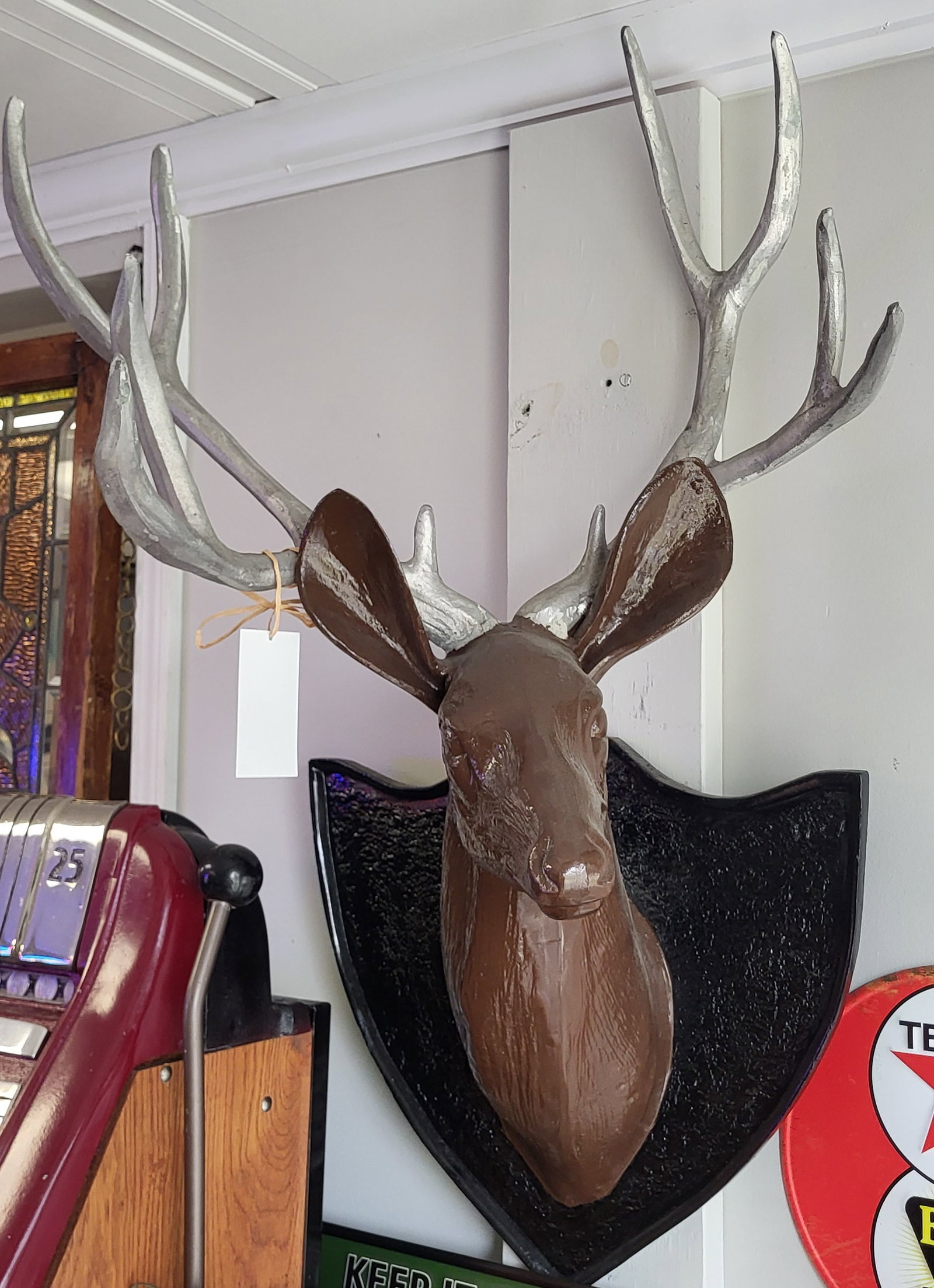 Cast Metal Stag Head (1 of 1)