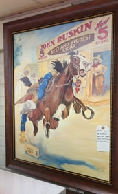 Oil on Canvas, Western Theme John Ruskin by Tammy Allman