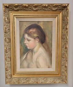 Interpretation of Renoir's Head of Young Girl