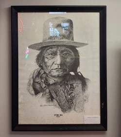 Sitting Bull Print American School