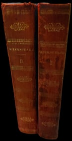 The Dramatic Works of William Shakespeare with glossary and notes.   2 volumes.