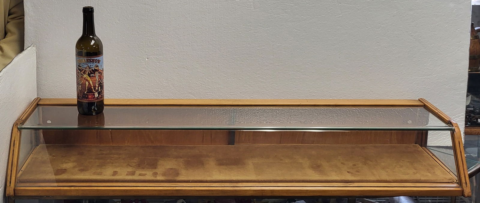 Antique Country Store Countertop Showcase or Jewelry Display Case. 7" H x 48" W x 10" D (1 of 4)