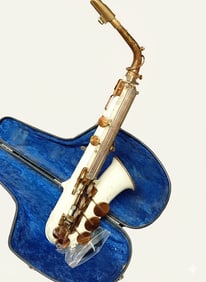 Grafton Alto Saxophone, Provenance Sammy Davis Jr. 23" x 4"w x 8"D