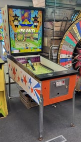 25 Cent Williams Line Drive Baseball Pinball Arcade Machine