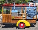 Original Dunbar Peanut and popcorn wagon (Hwy Trailer Included), 10000 Just spent on re-chroming.
