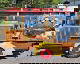 Original Dunbar Peanut and popcorn wagon (Hwy Trailer Included), 10000 Just spent on re-chroming.