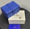 Concord Jewelry Case on Royal Blue Leather with a light tone cover box.