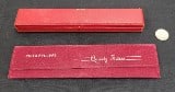 Two Jewelry Cases a Red Leather Cartier & a Firm Velvet Patek Philippe