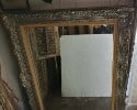 Gilt accent mirror. 63" x 53"