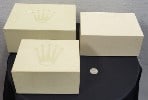 3 Rolex Packaging Boxes to protect high end leather jewelry leather cases when traveling or