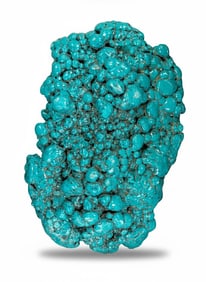 Large Turquoise Display Botryoidal Habit- Vibrant Blue-Green Colors