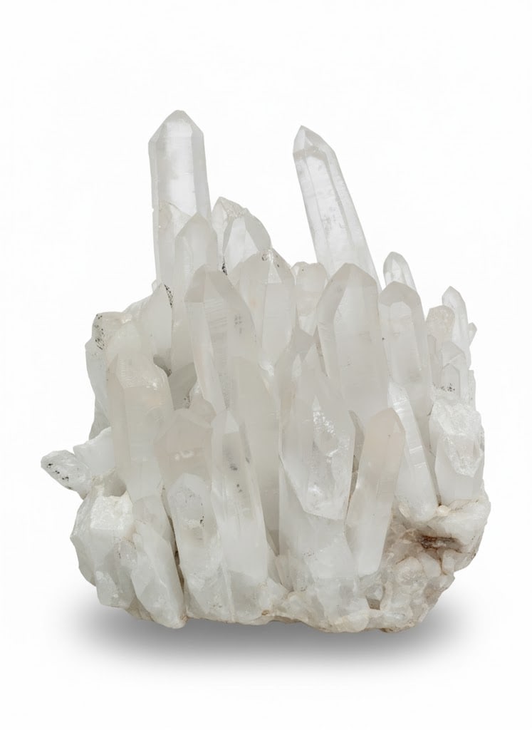 Large Clear & Milky Quartz Crystals (1 of 4)