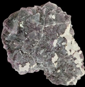 Large Fluorite Crystal formation on Flat side