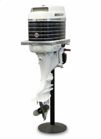 Mercury 400 Boat Motor on Stand. Thunderbolt-See Photos for Serial and Closeups.