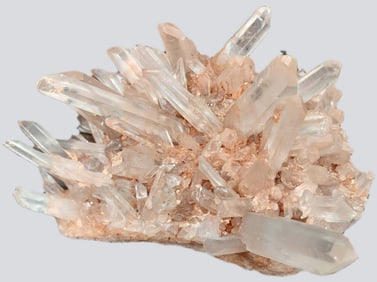 Himalayan or Pink Quartz Crystal Formation