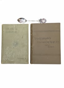 William Shakespeare: Arden Scholar Ed: Richard II. (1895-Boston). & Play: Hamlet (Hudson's): The