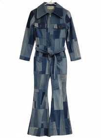 Sammy Davis Jr. Designer is Mr. Vicente' of Hollywood - New York. Patch Jumpsuit. Small