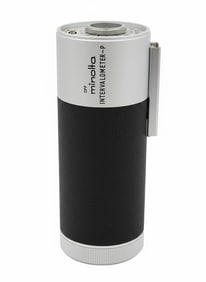 Minolta Intervolameter-P. Timer Accessory for Super 8 Movie Cameras. 5"H x 5"W x 2"D.