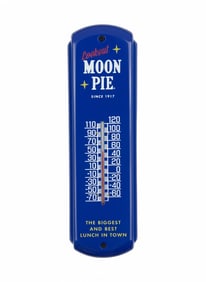 Moon Pie Advertising Thermometer 16" x 5"