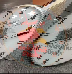 16" Tender Knit Advertising Clock