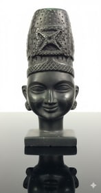 Carved African Stone Statue