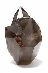 Polished Smooth Stone. 6"x5"x4". Likely a Smoky Quartz. Does have chip in it. See Photos for Greater