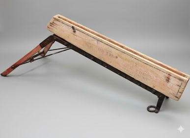 Vintage Ice Saw Tool for Cutting out of River. Circa 1880.