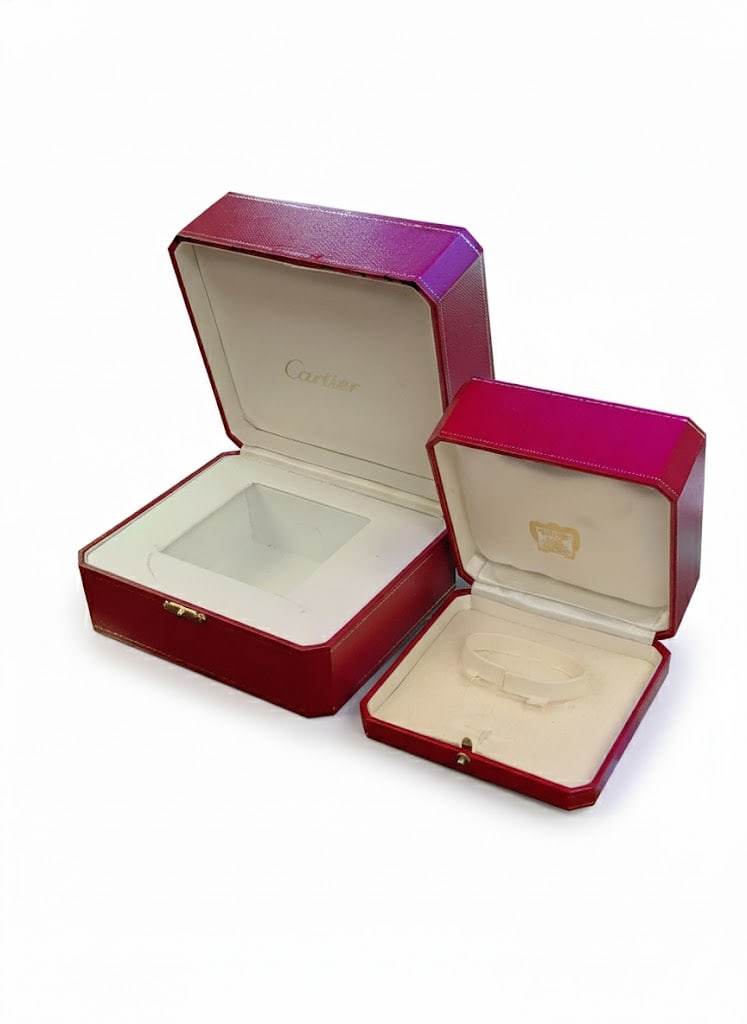 2 Cartier Display Boxes: Presentation: Cartier Display Boxes: Presentation