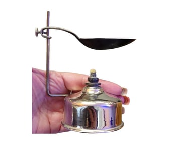 Medical Tool Medicine Warmer Spoon & Burner