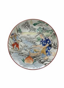 Japanese Imari/AMARI: 19th-20th Century. Images of the back of the oval platter strongly suggest a