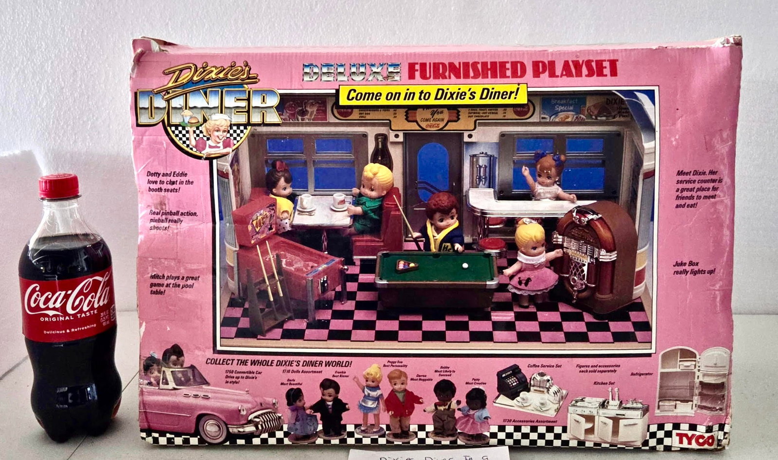 Tyco Dixie’s Diner Deluxe Furnished 1950s Playset (1 of 1)
