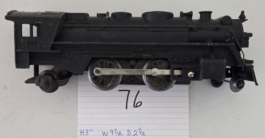 Vintage Marx Black Steam Locomotive #666 (1 of 3)