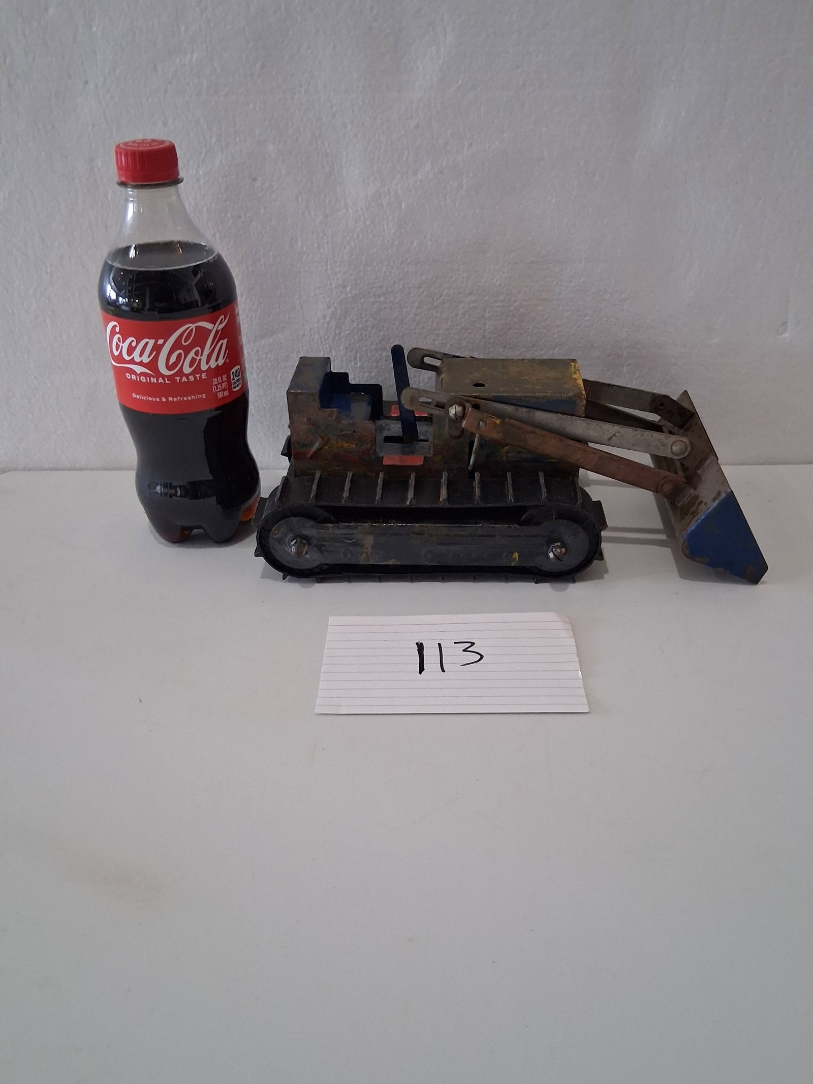 Vintage Pressed Steel Bulldozer (1 of 3)