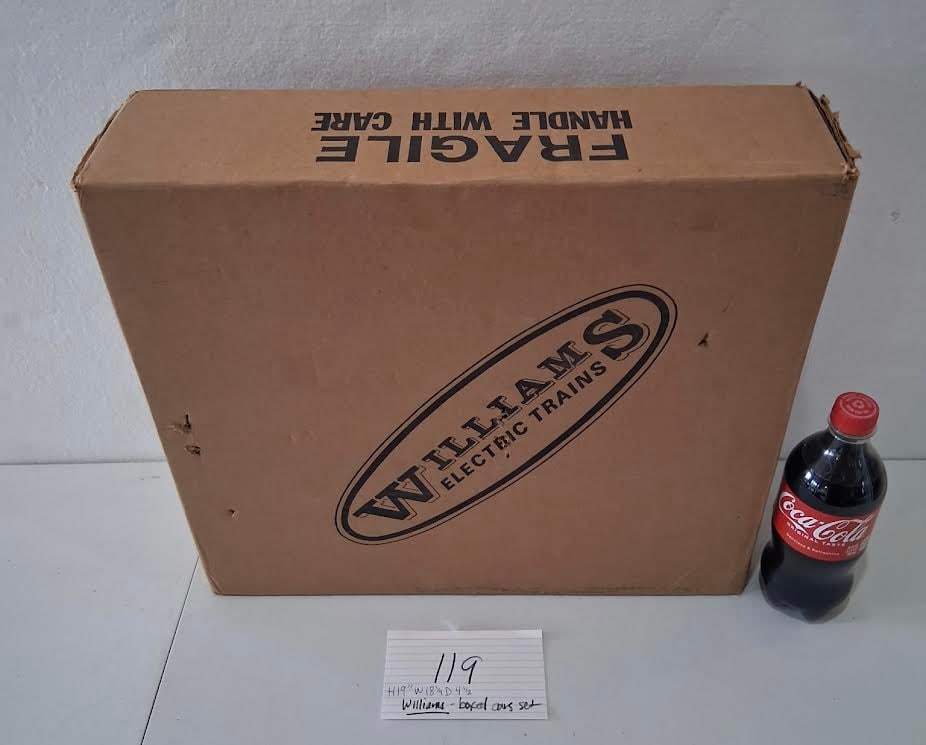 Williams O Gauge Pennsylvania Painted Aluminum Passenger Car Set No. 2600, Boxed (1 of 3)