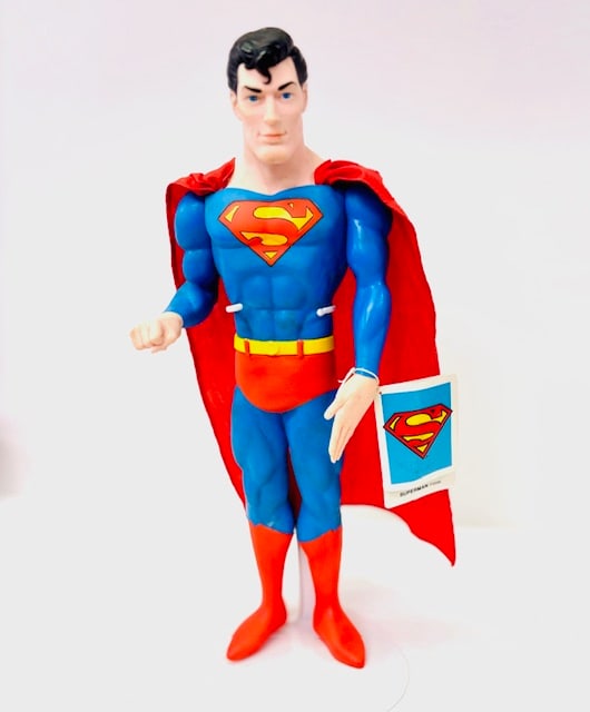 Vintage DC Comics 15" Superman Figure with Original Tag and Stand. (1 of 4)