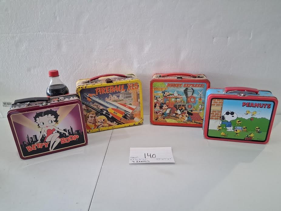 Vintage Character Lunch Box Lot, 4 Pieces (1 of 5)