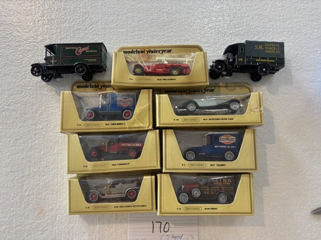 Matchbox Models of Yesteryear Cars (7 boxed 2 unboxed) (1 of 1)