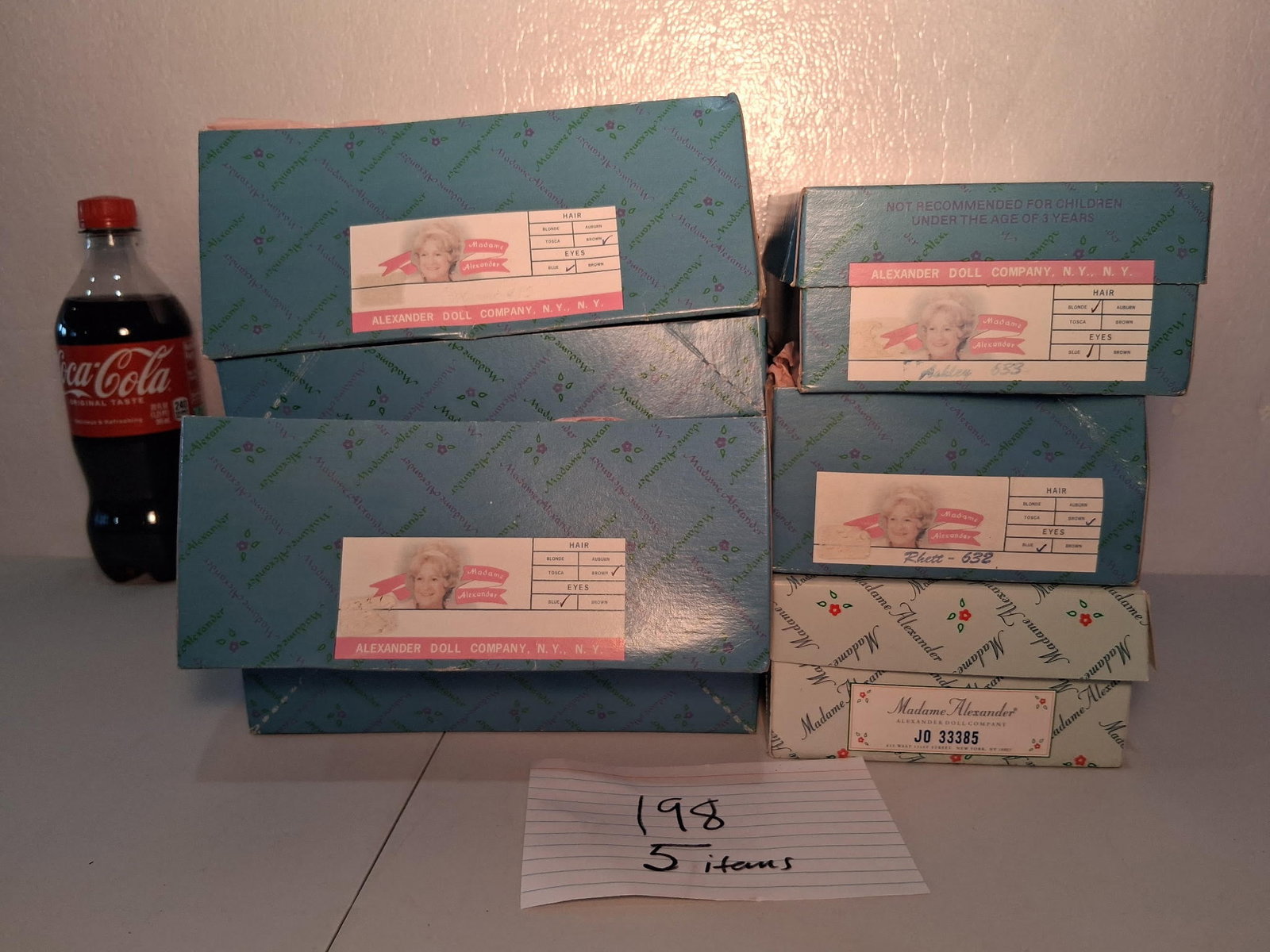 Lot of 5 Madame Alexander Dolls in Boxes Scarlett Series Jo & International Costume Dolls (1 of 1)