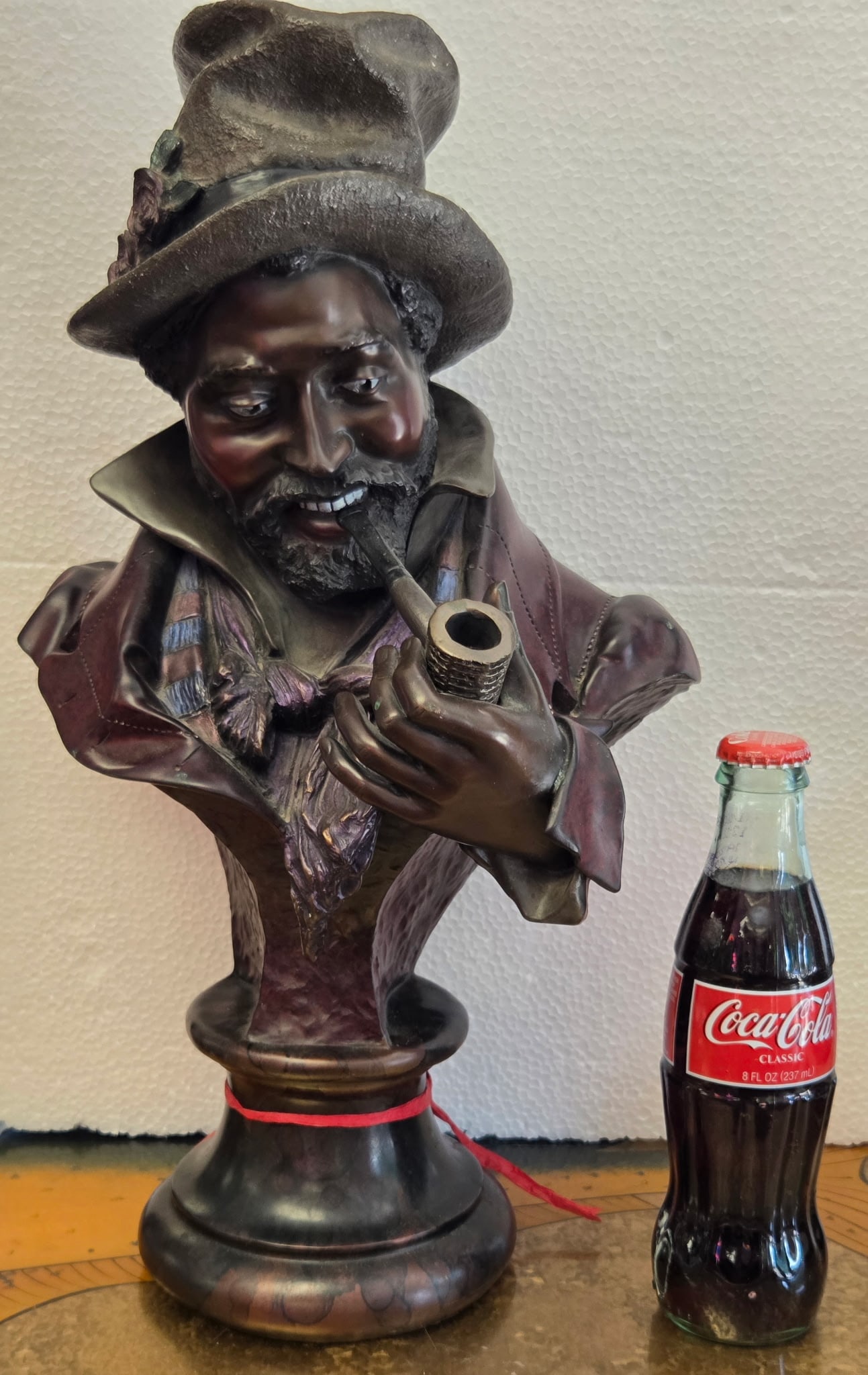 Cast Bronze "The Smoker" by A. Matthews 24 of 88. (1 of 2)
