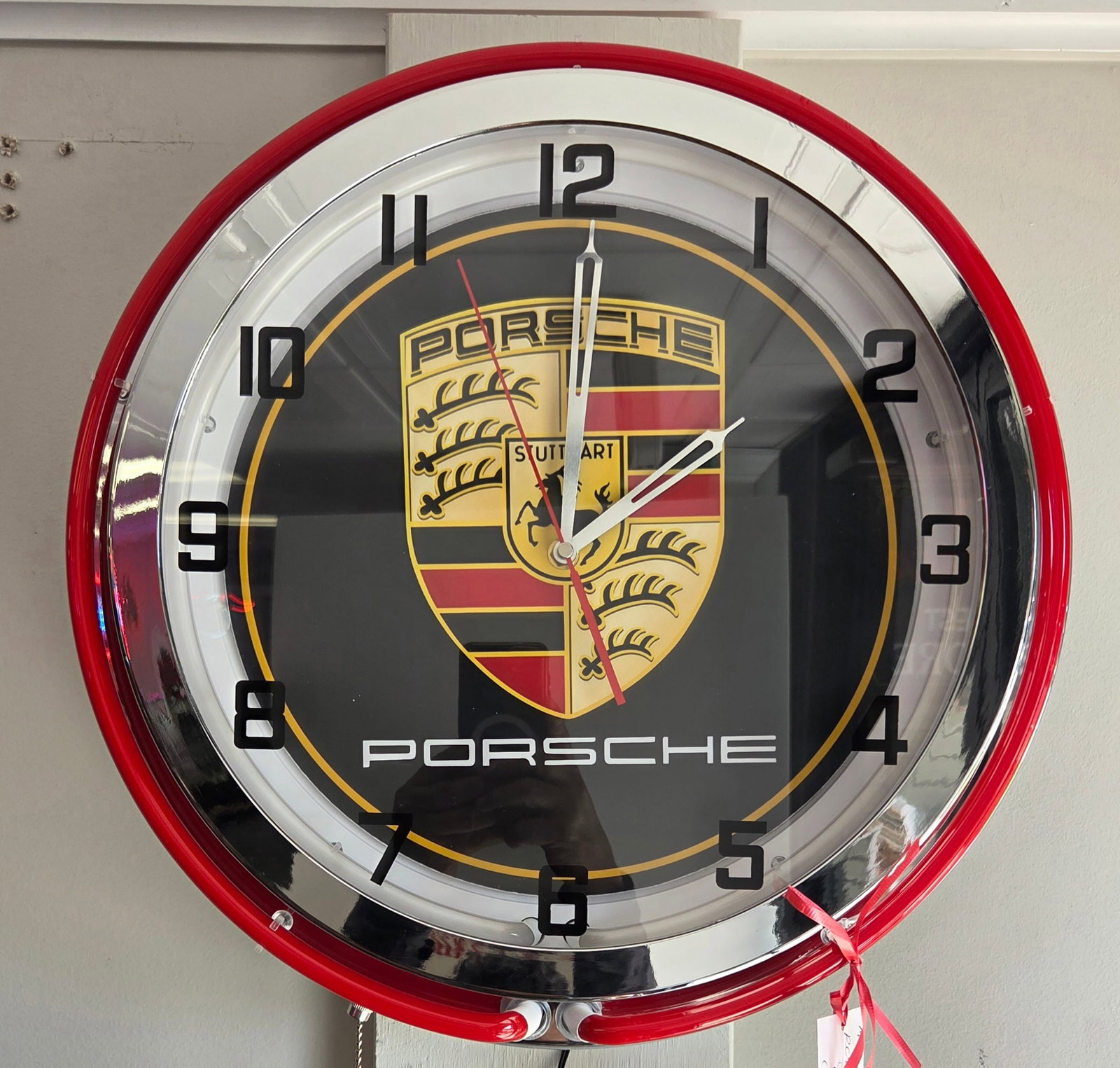 Porsche Clock Neon - 2
